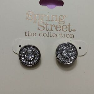 Spring Street rhinestone earrings